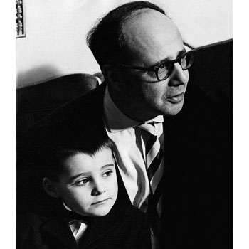    Gustav Manker 1964 und Sohn Paulus    